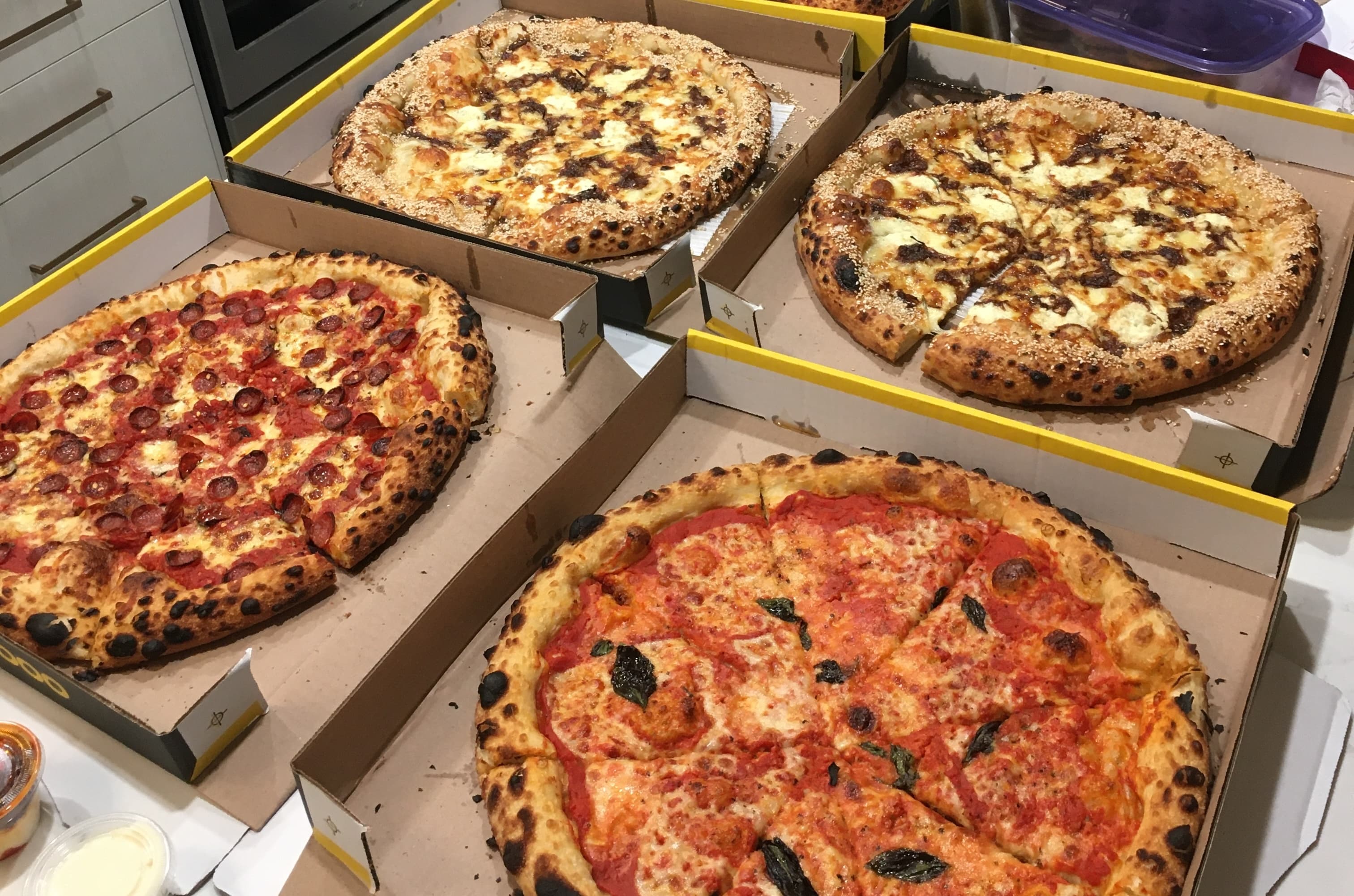 Pizza photo carousel example